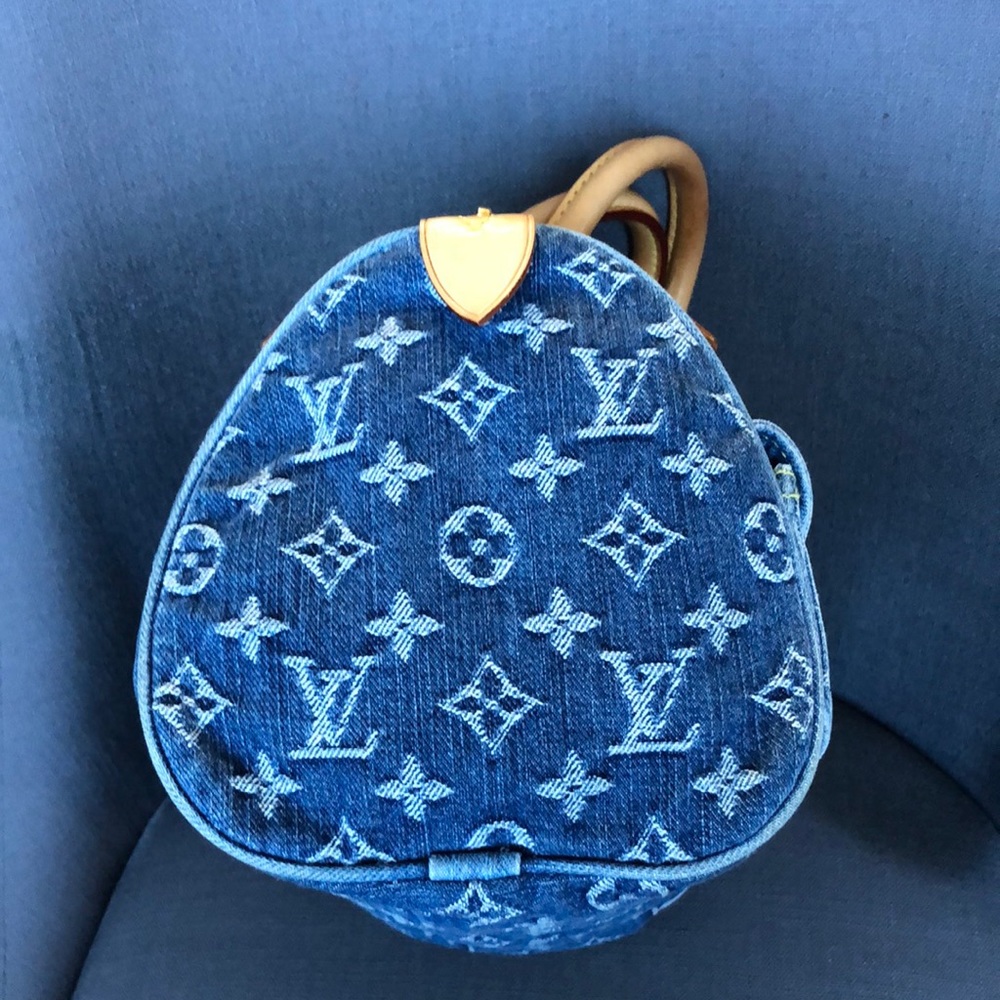 🌸🌸 STUNNING 🌸🌸 Louis Vuitton Denim Neo Speedy - Picture 6 of 16